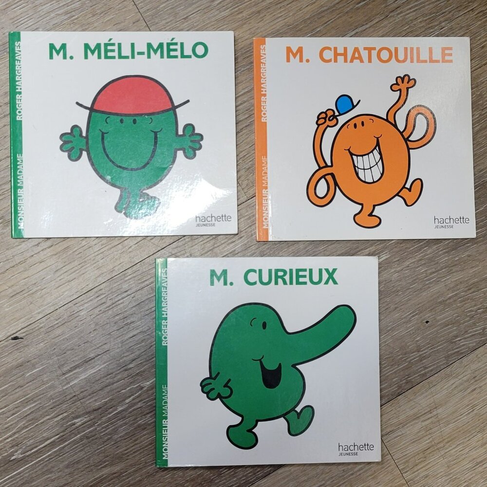 LES MONSIEUR MADAME French Books Kids - Bundle of 3 (PRE-OWNED)